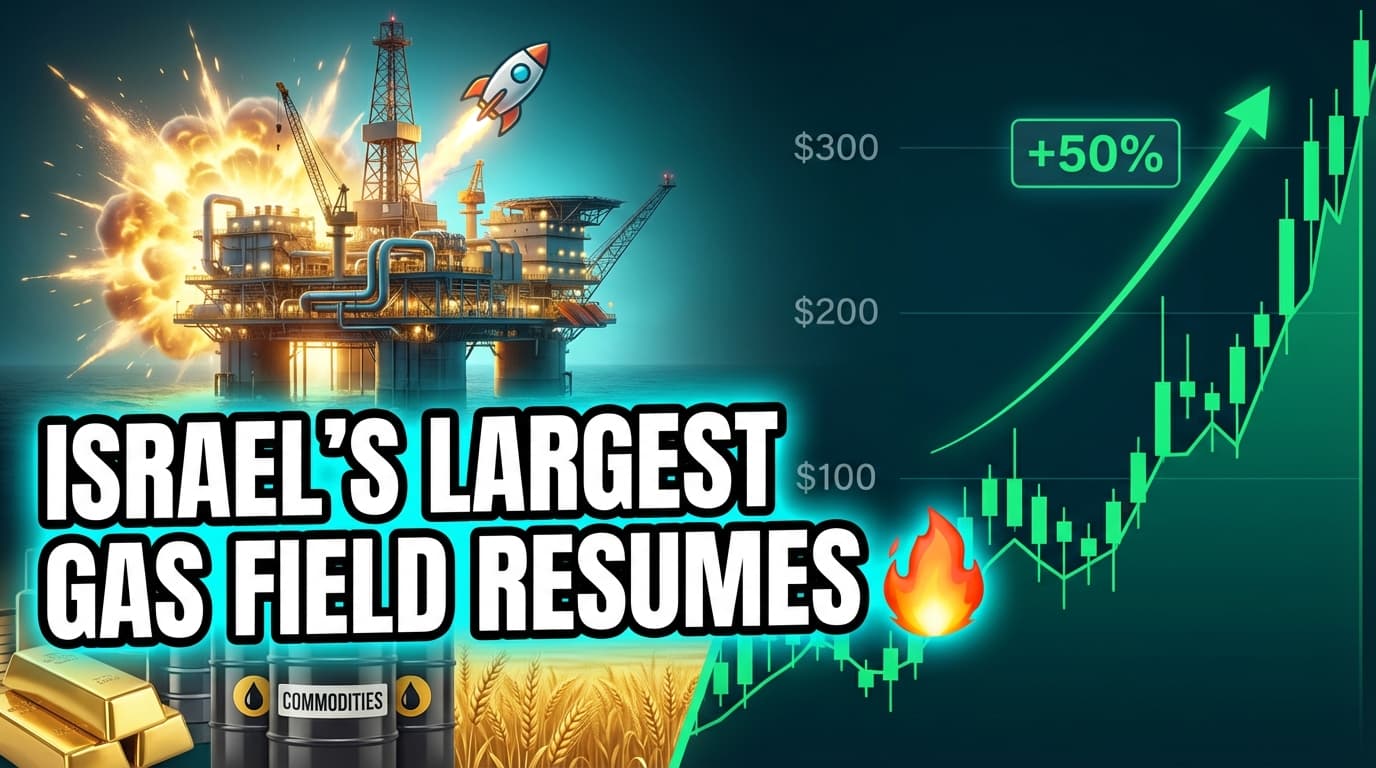 Israel's Largest Gas Field Resumes Production After War Shutdown