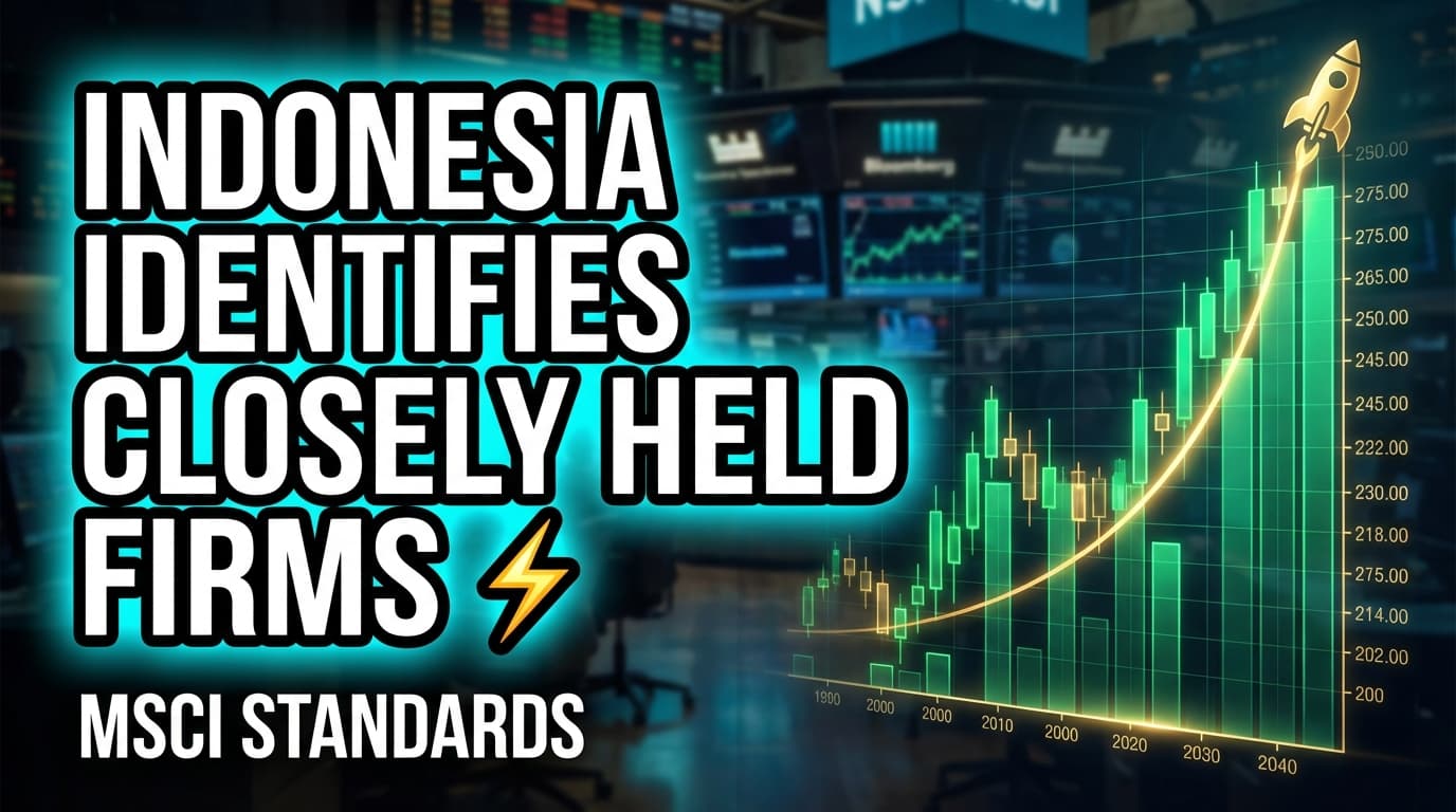 Indonesia Identifies Closely Held Firms to Meet MSCI Standards