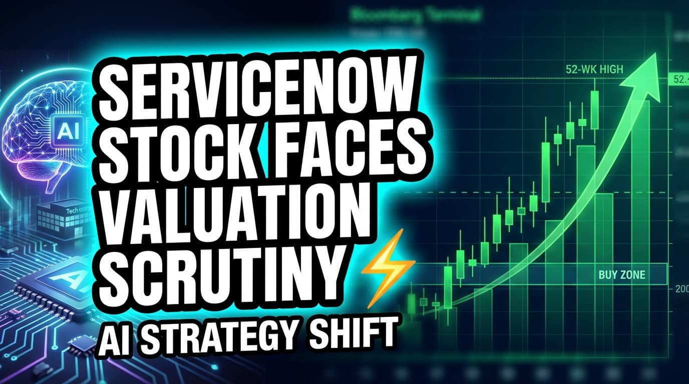 ServiceNow Stock Faces Valuation Scrutiny Amid AI Strategy Shift