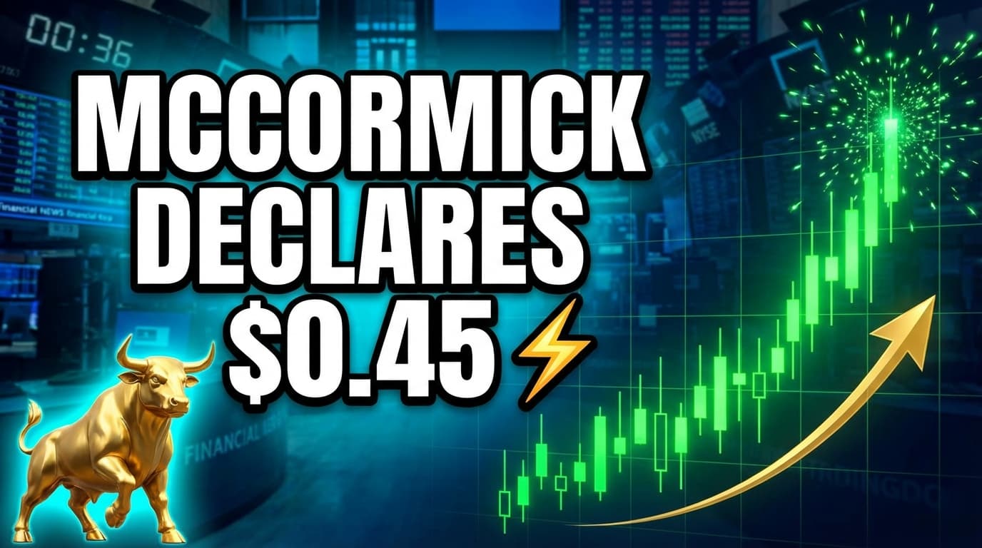 McCormick Declares $0.45 Quarterly Dividend