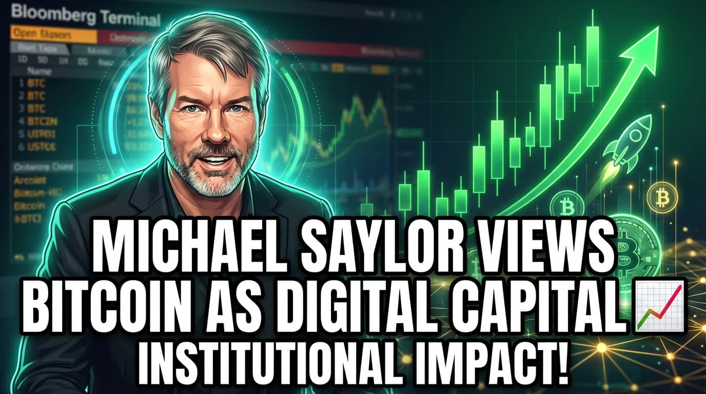 Michael Saylor Views Bitcoin as Digital Capital, Predicts Institutional Impact
