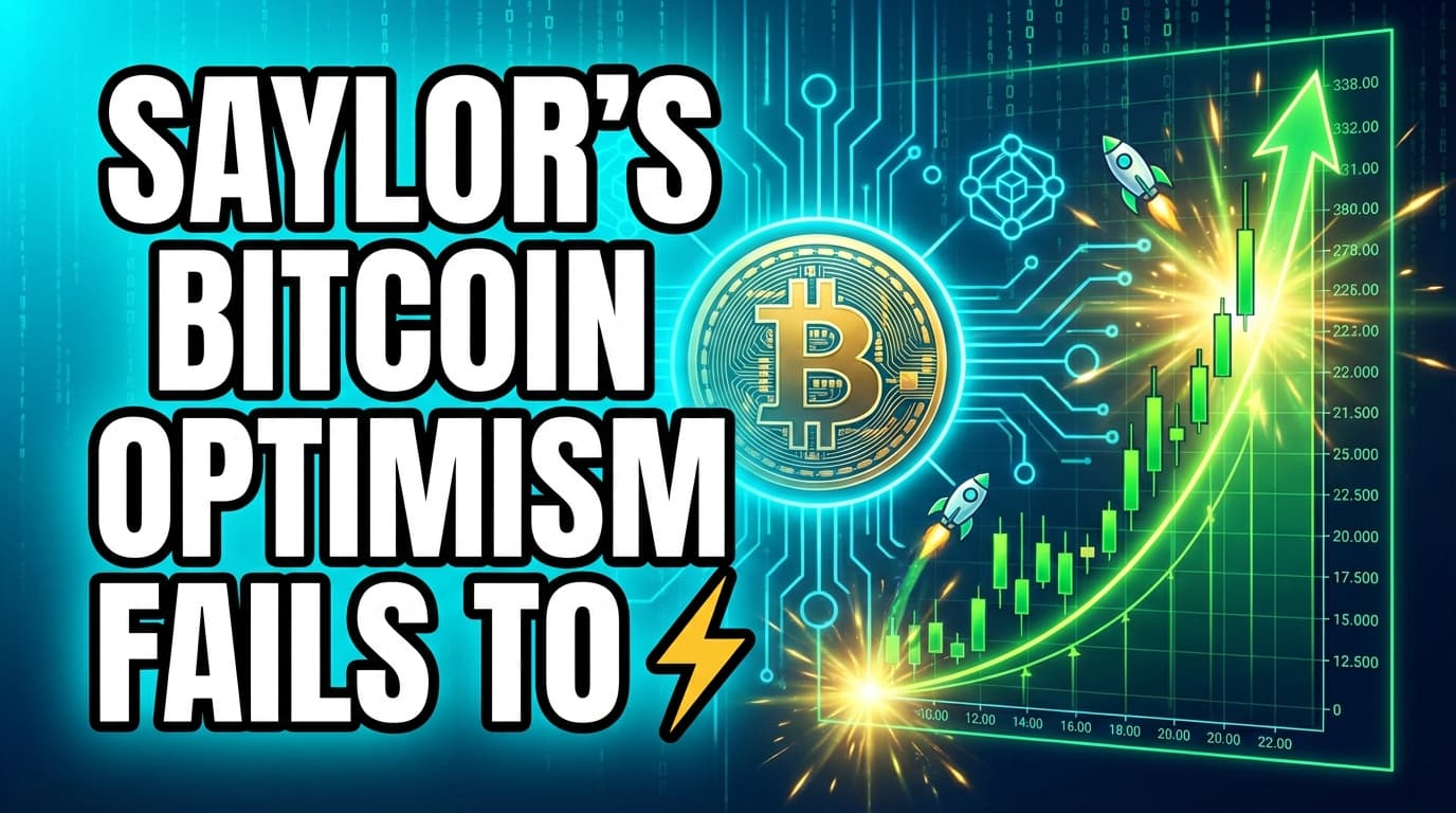 Saylor's Bitcoin Optimism Fails to Move $100K Price Target Odds