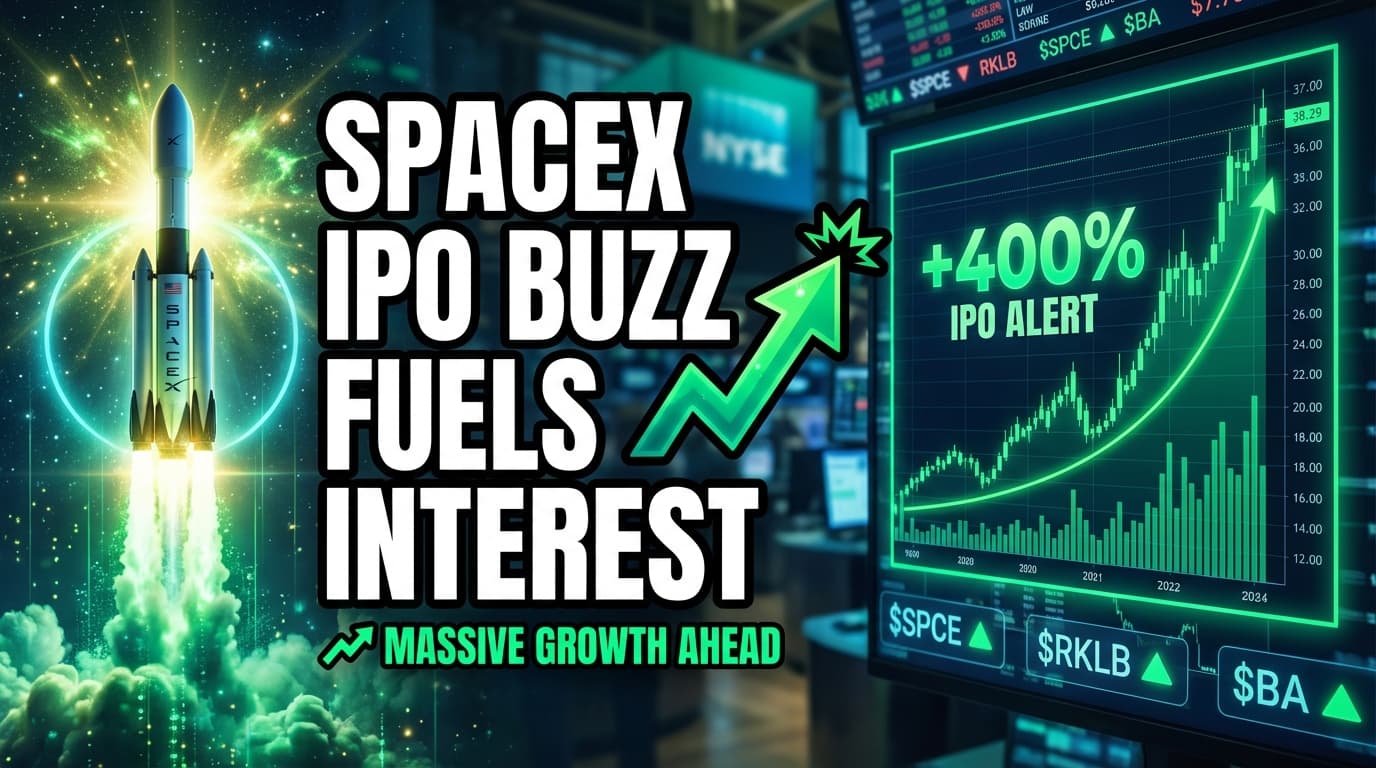 SpaceX IPO Buzz Fuels Interest in Space Sector Stocks