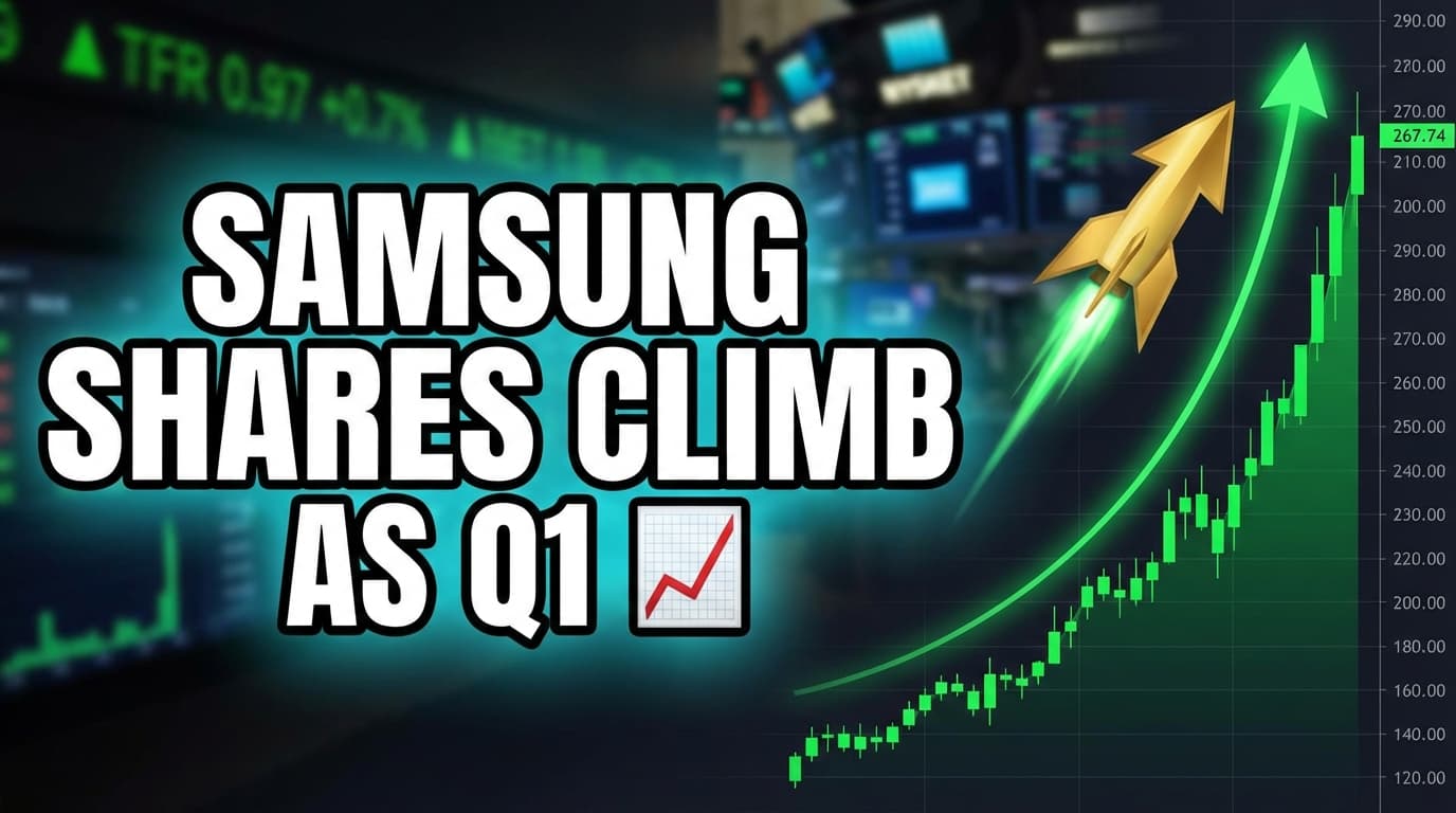 Samsung Shares Climb as Q1 Profit Forecast to Jump Eight-Fold on AI Chip Demand