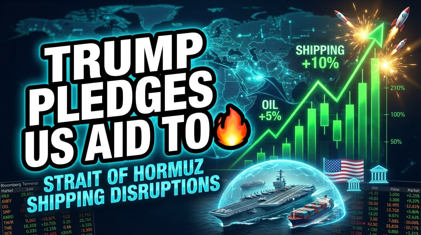 Trump Pledges US Aid to Ease Strait of Hormuz Shipping Disruptions