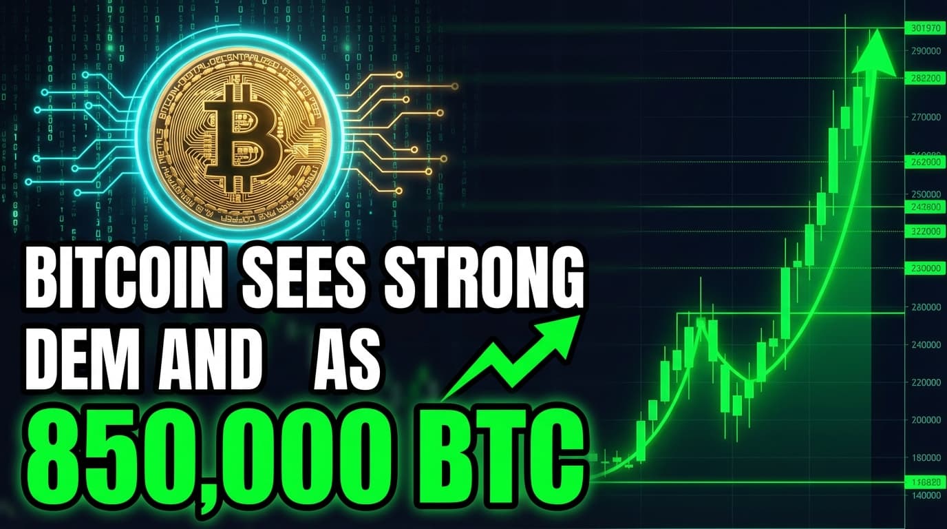 Bitcoin Sees Strong Demand as 850,000 BTC Traded Below $70,000