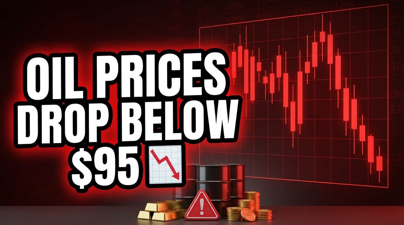 Oil Prices Drop Below $95 on Iran Ceasefire Agreement
