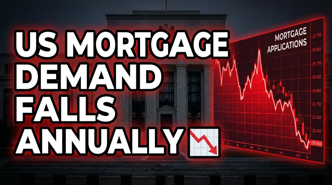 US Mortgage Demand Falls Annually for First Time in Over a Year Amid Uncertainty