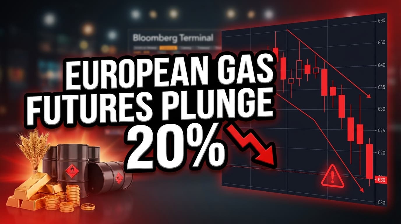 European Gas Futures Plunge 20% Following Middle East Ceasefire
