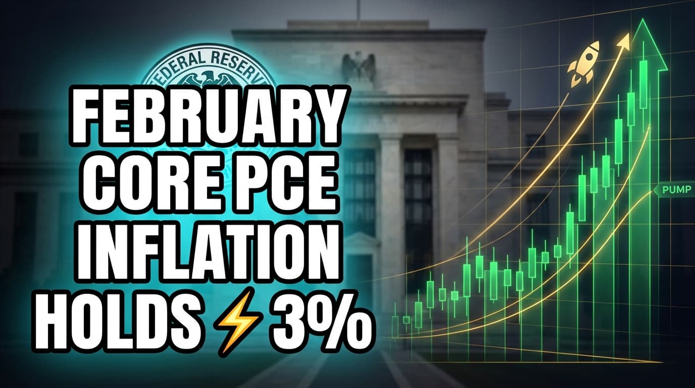 February Core PCE Inflation Holds at 3%, Meeting Expectations