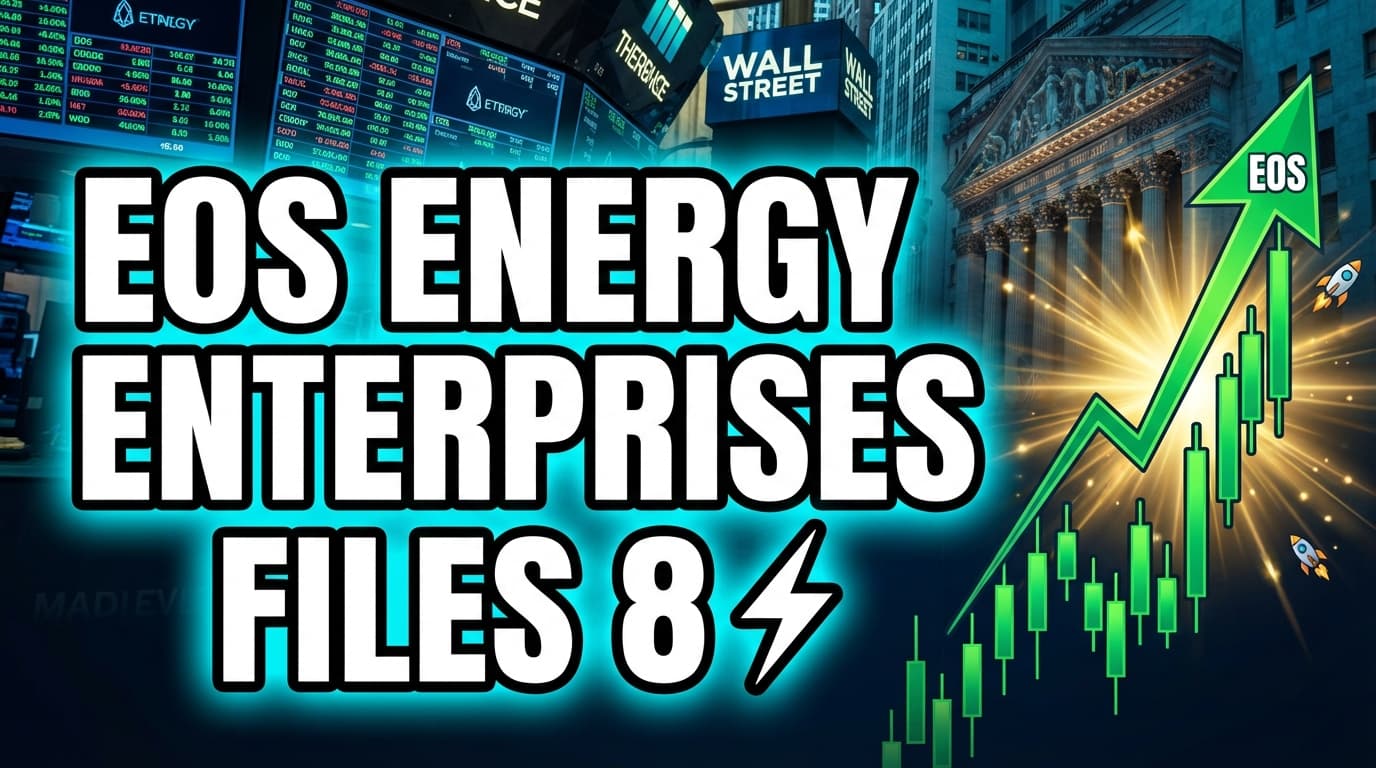 Eos Energy Enterprises Files 8-K with SEC