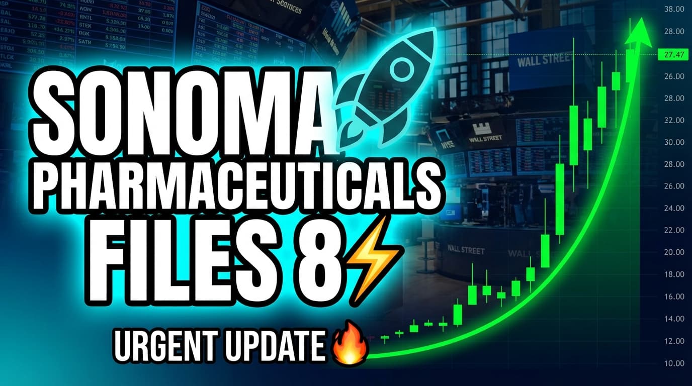 Sonoma Pharmaceuticals Files 8-K with SEC