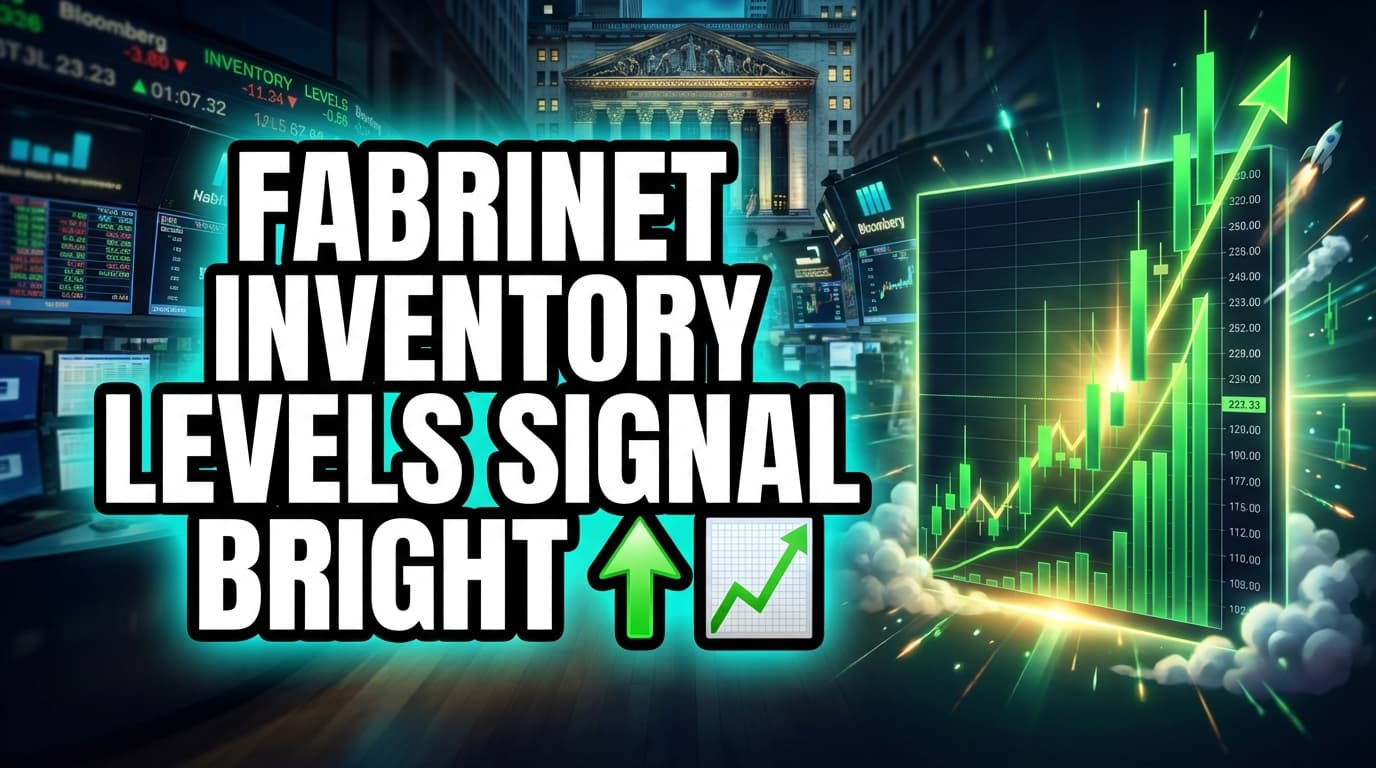 Fabrinet Inventory Levels Signal Bright Future Prospects