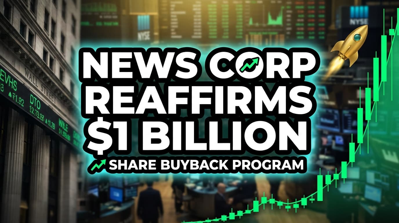 News Corp Reaffirms $1 Billion Share Buyback Program for Nasdaq-Listed Stock