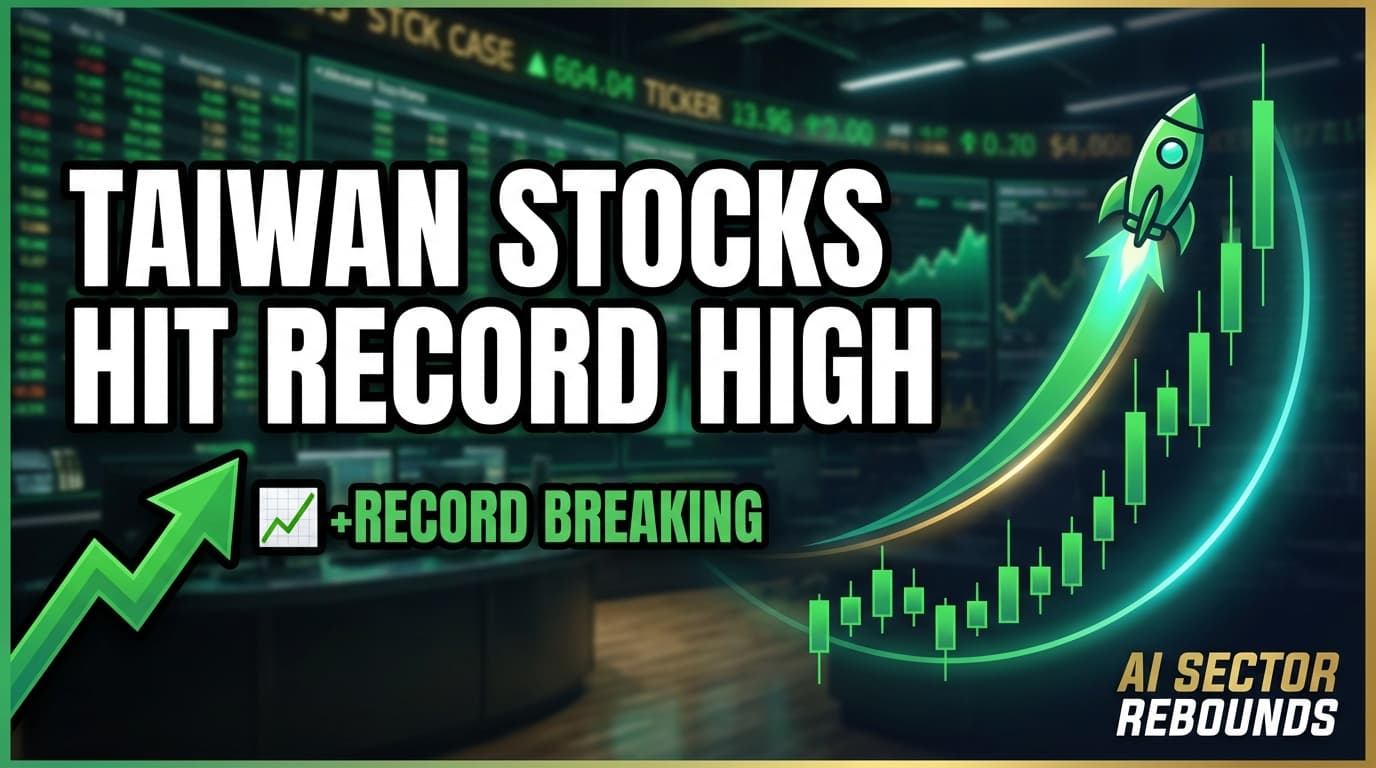 Taiwan Stocks Hit Record High as AI Sector Rebounds