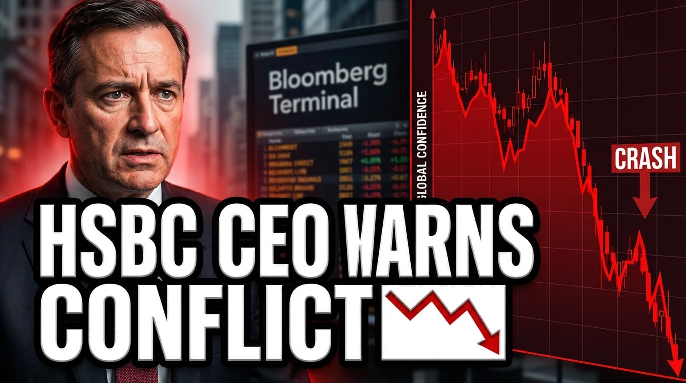 HSBC CEO Warns Mideast Conflict Eroding Global Confidence