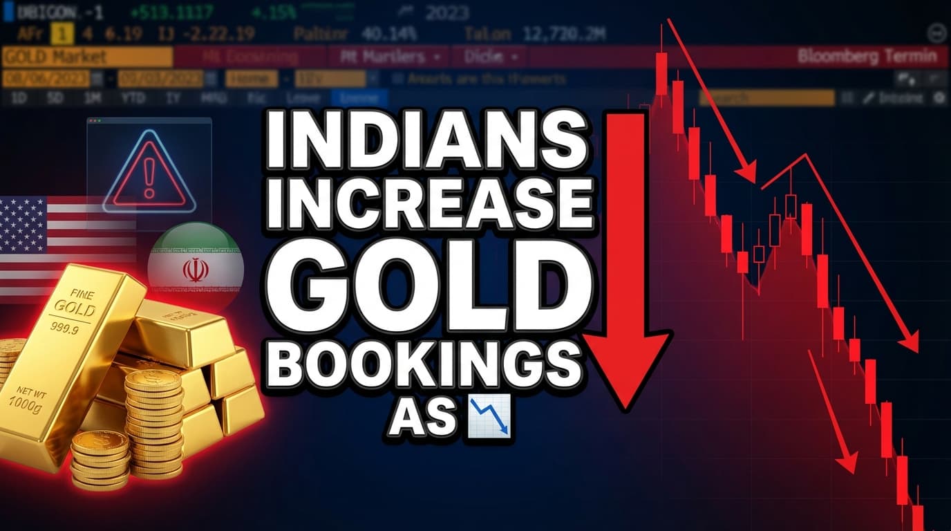 Indians Increase Gold Bookings as Precious Metals Decline Post US-Iran Talks