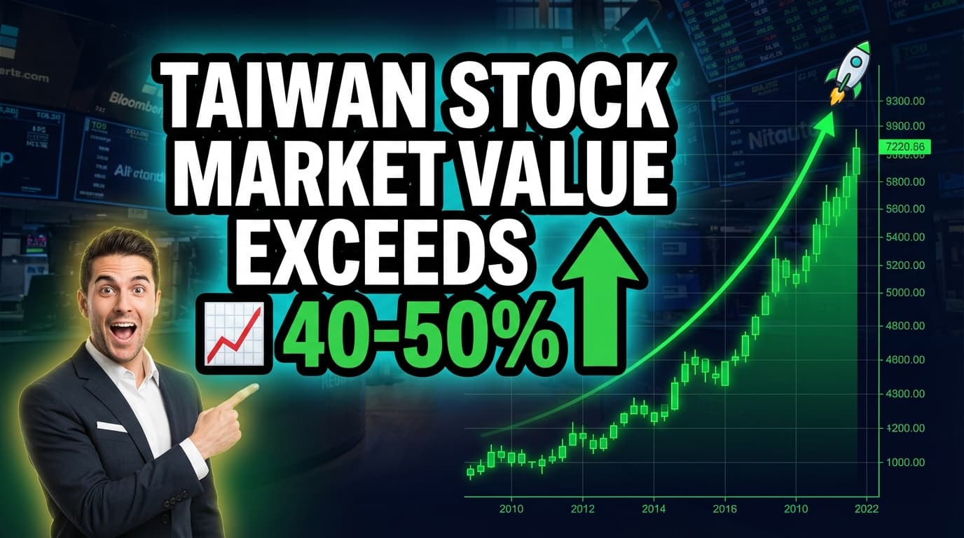 Taiwan Stock Market Value Exceeds UK, Driven by AI Sector Growth