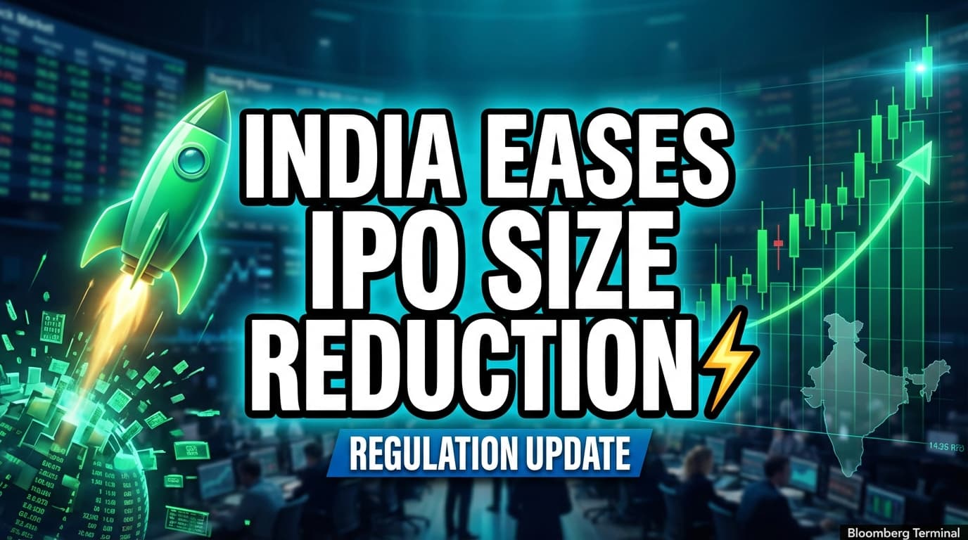 India Eases IPO Size Reduction Rules Amid Iran War Sentiment Concerns