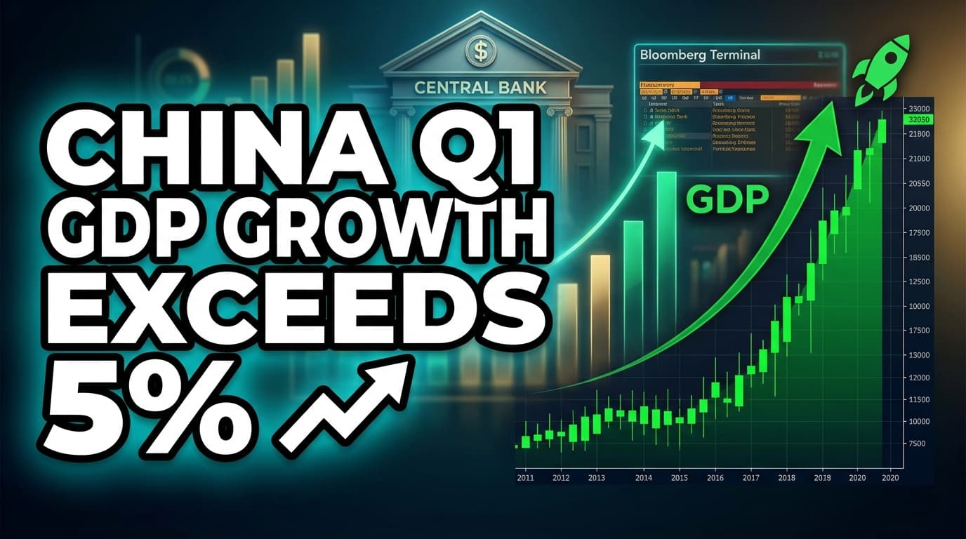 China Q1 GDP Growth Exceeds Forecasts With 5% Expansion
