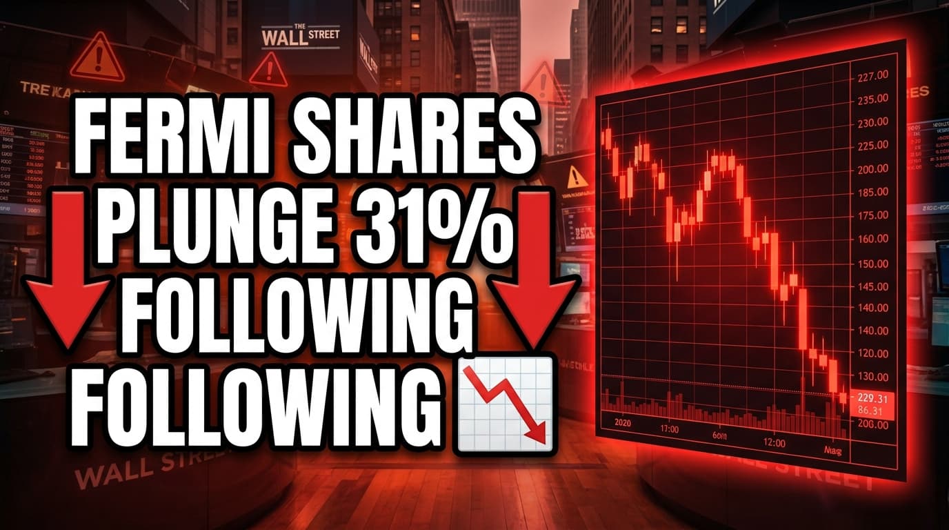 Fermi Shares Plunge 31% Following CEO Departure Announcement
