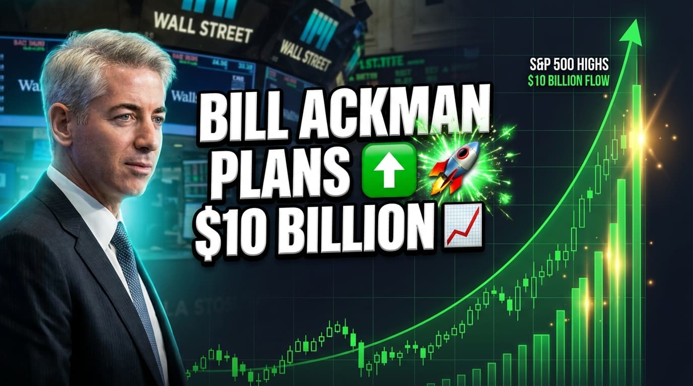 Bill Ackman Plans $10 Billion Stock Investment Amid S&P 500 Highs
