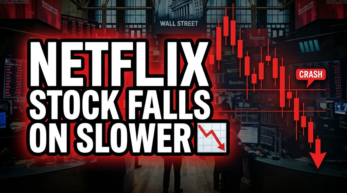 Netflix Stock Falls on Slower Growth Forecast