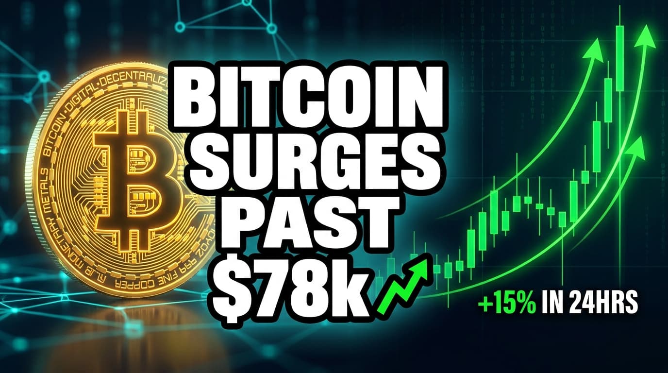 Bitcoin Surges Past $78,000 Following Strait of Hormuz Reopening