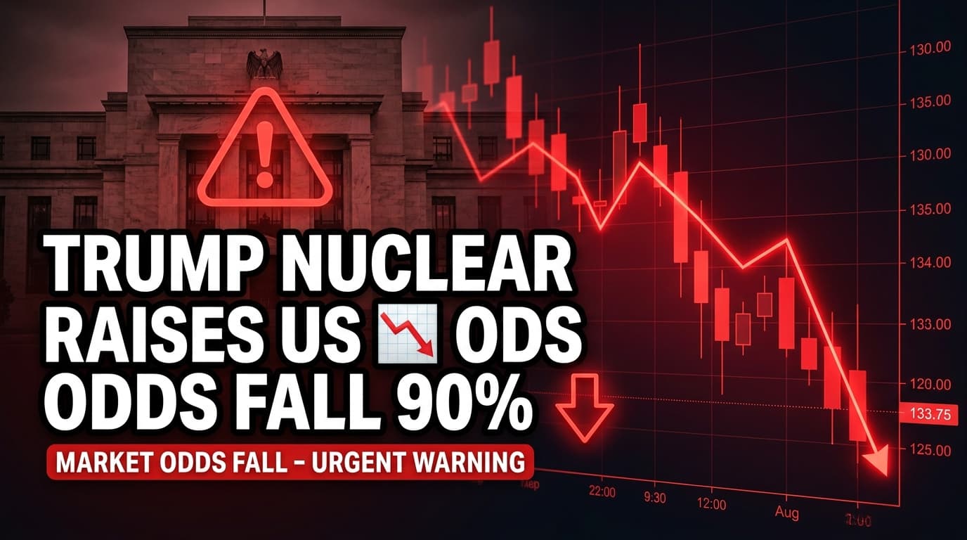 Trump Nuclear Comment Raises US-Iran Deal Uncertainty, Market Odds Fall