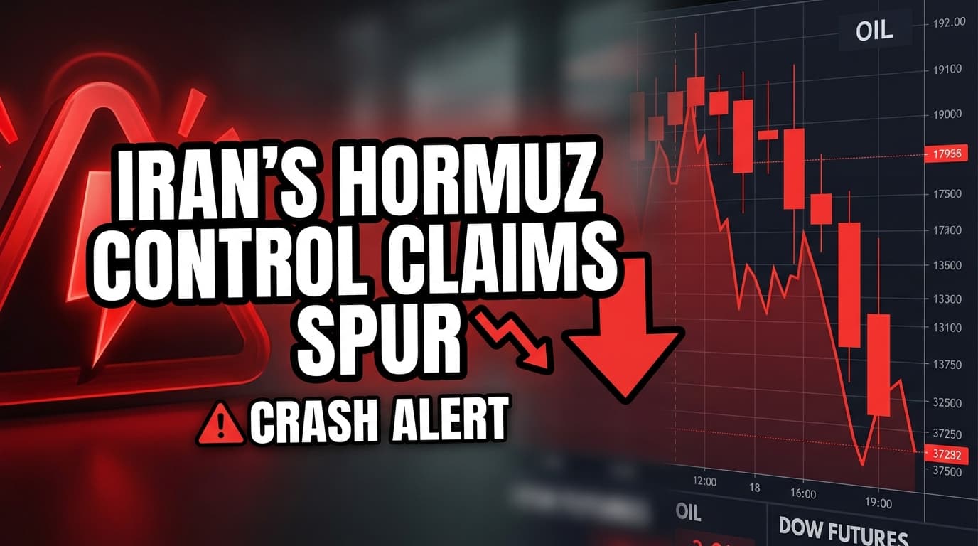 Iran's Hormuz Control Claims Spur Oil Price Focus, Dow Futures Volatility