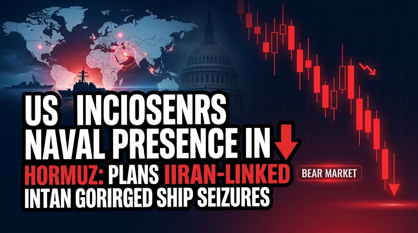 US Increases Naval Presence in Hormuz, Plans Iran-Linked Ship Seizures