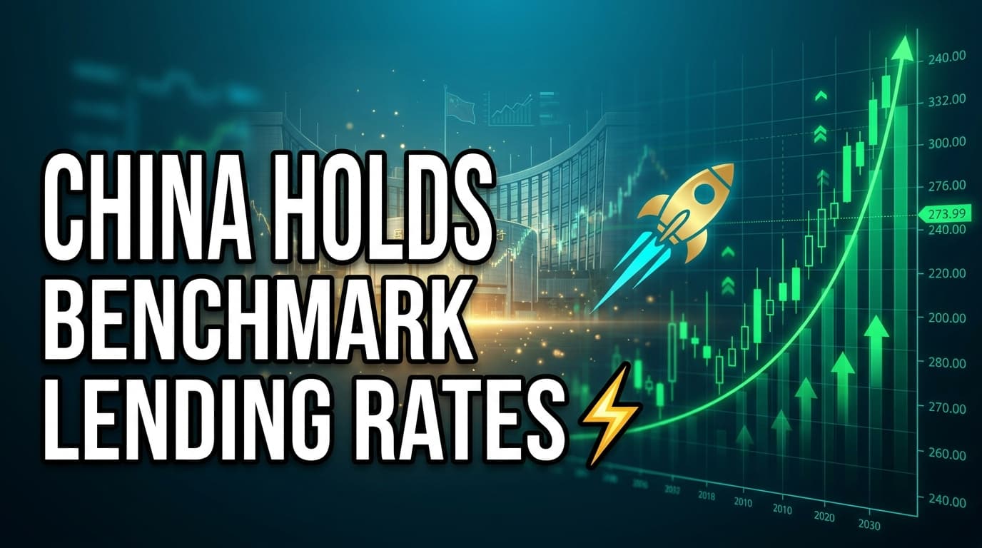 China Holds Benchmark Lending Rates Steady Amid Growth, Geopolitical Risks