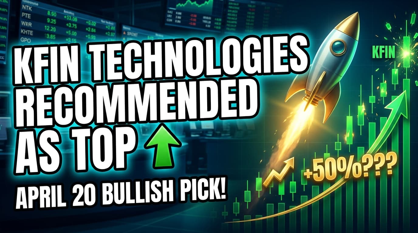 KFin Technologies Recommended as Top Stock Pick for April 20