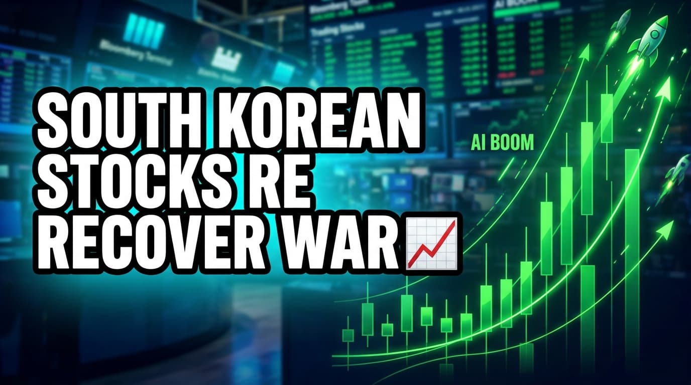 South Korean Stocks Recover War Losses as Chipmakers Gain on AI Resurgence