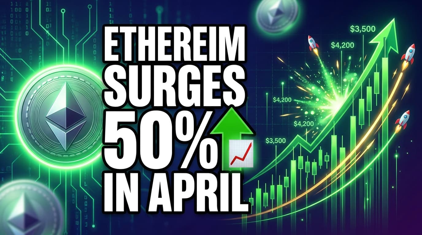 Ethereum Surges 50% in April as US-Iran Tensions Ease