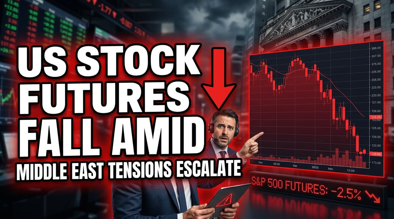 US Stock Futures Fall Amid Worsening Middle East Tensions