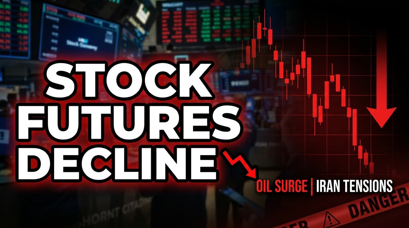 Stock Futures Decline, Oil Prices Surge Amid Iran Tensions