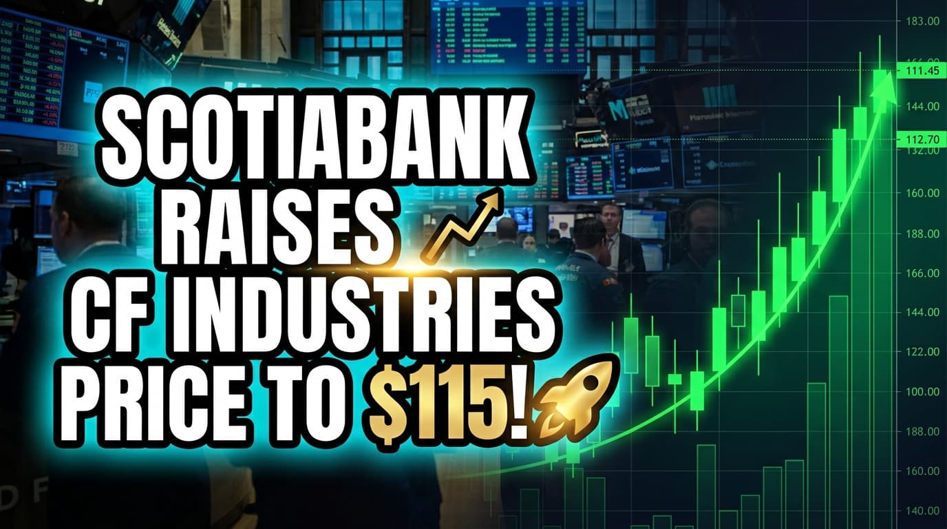 Scotiabank Raises CF Industries Price Target to $115, Maintains Sector Perform