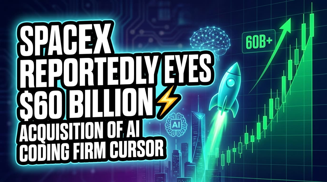 SpaceX Reportedly Eyes $60 Billion Acquisition of AI Coding Firm Cursor