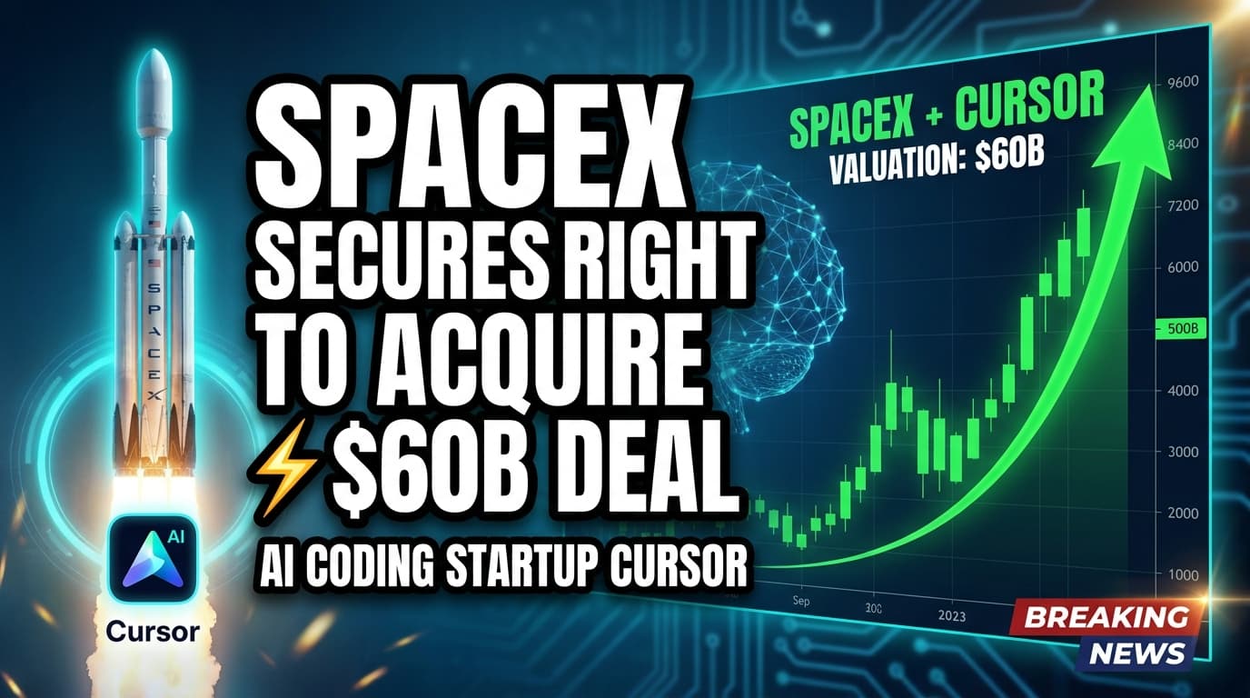 SpaceX Secures Right to Acquire AI Coding Startup Cursor in $60 Billion Deal