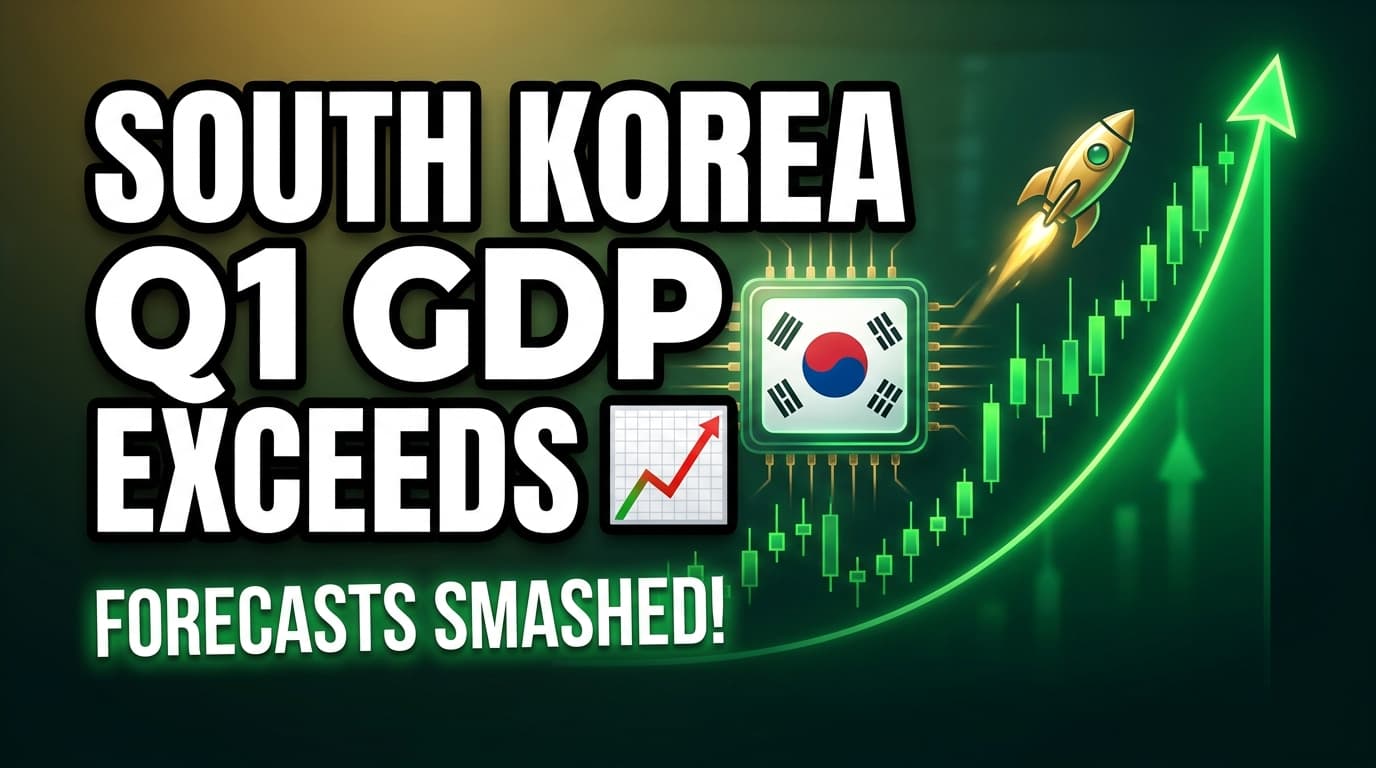 South Korea Q1 GDP Exceeds Forecasts on Strong Chip Demand