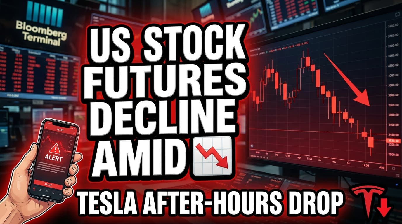 US Stock Futures Decline Amid Geopolitical Uncertainty, Tesla After-Hours Drop