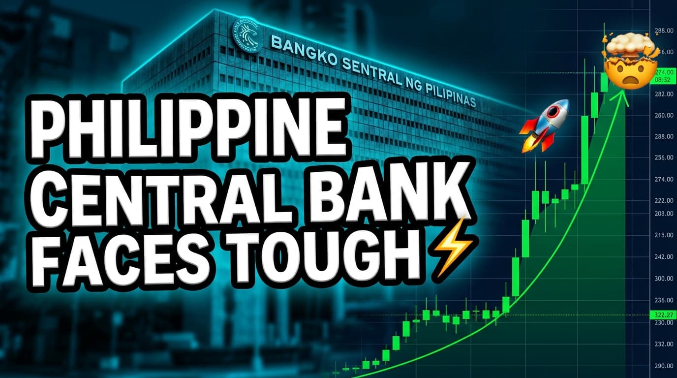 Philippine Central Bank Faces Tough Rate Decision Amid Stagflation Risk