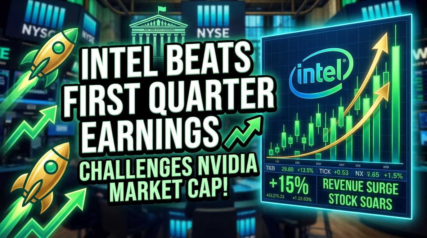 Intel Beats First Quarter Earnings Estimates, Challenges Nvidia Market Cap