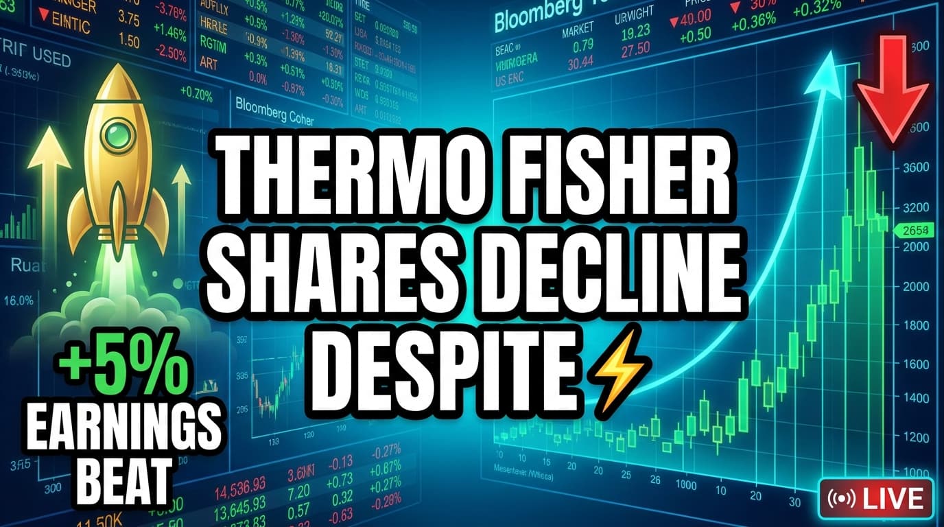 Thermo Fisher Shares Decline Despite Earnings Beat Amid Growth Concerns