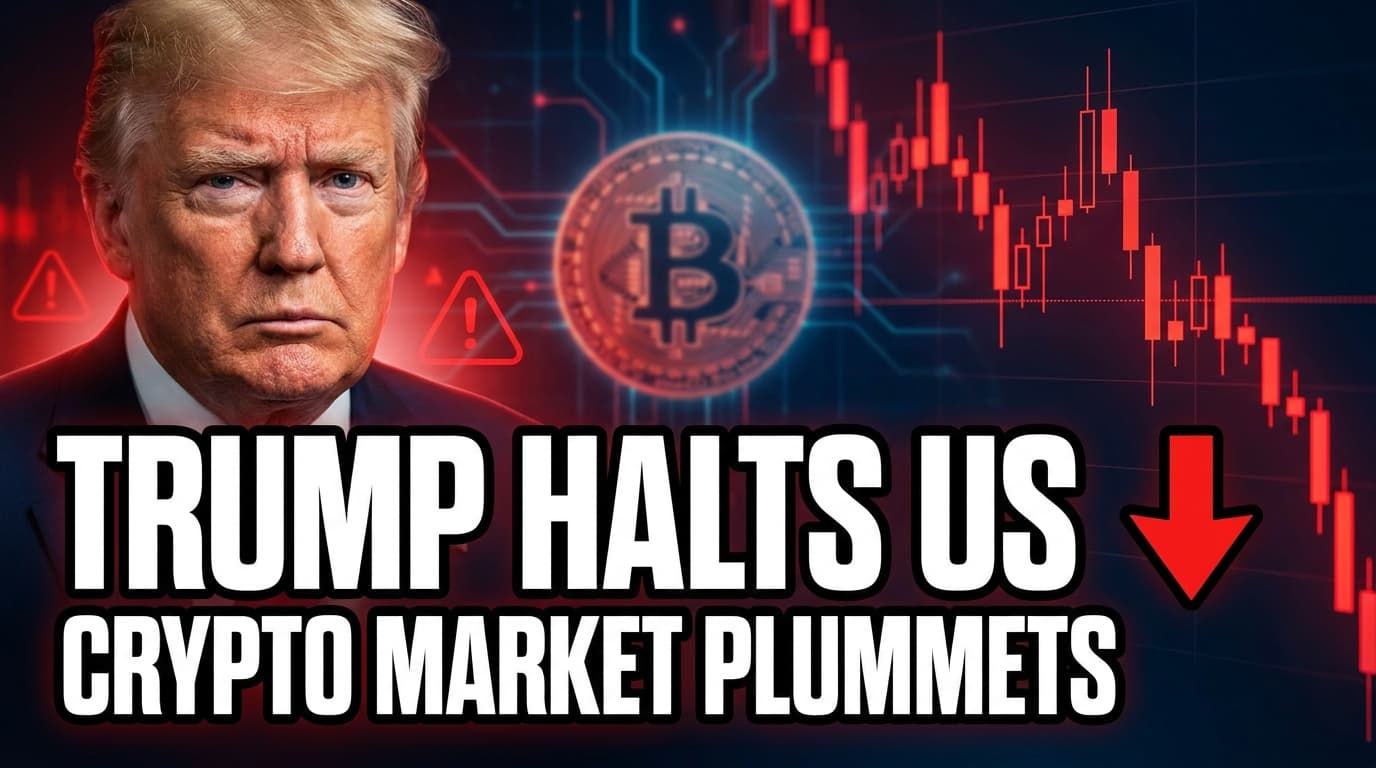 Trump Halts US-Iran Peace Talks, Crypto Market Plummets