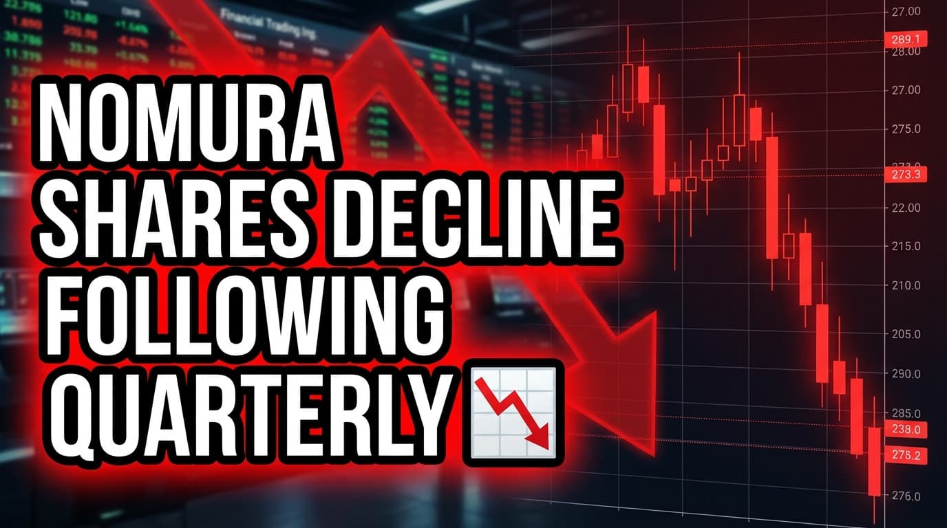 Nomura Shares Decline Following Quarterly Earnings Miss