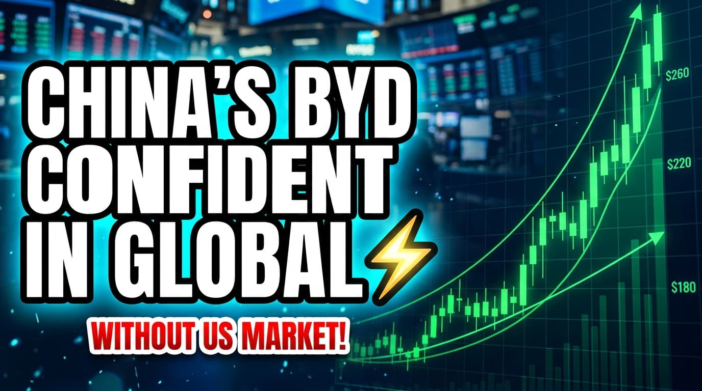 China's BYD Confident in Global Growth Without US Market Presence