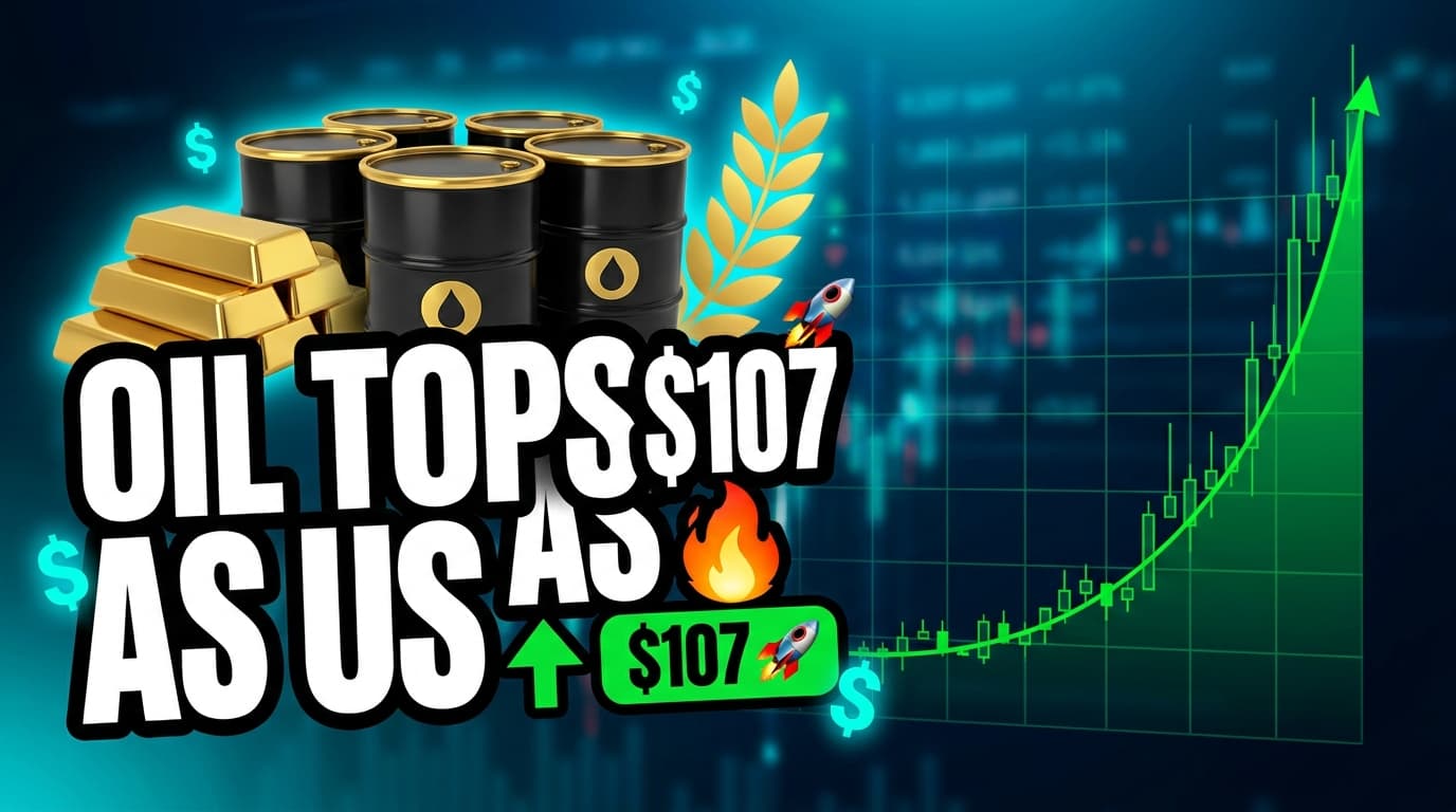 Oil Tops $107 as US-Iran Talks Stall, Hormuz Strait Closed