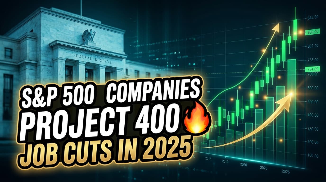 S&P 500 Companies Project 400,000 Job Cuts in 2025, First Decline Since 2016
